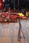 barge cable on deck
