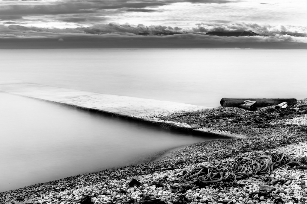 Drain long exposure HDR b&w