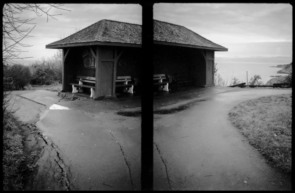 Finlayson Point shelter diptych